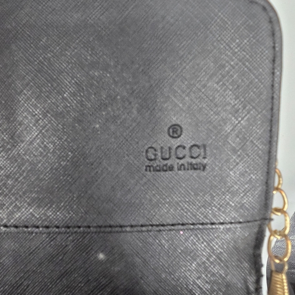 Authentic GUCCI Ophidia GG Supreme Continental Wallet Black Leather Web Strip - Picture 4 of 10